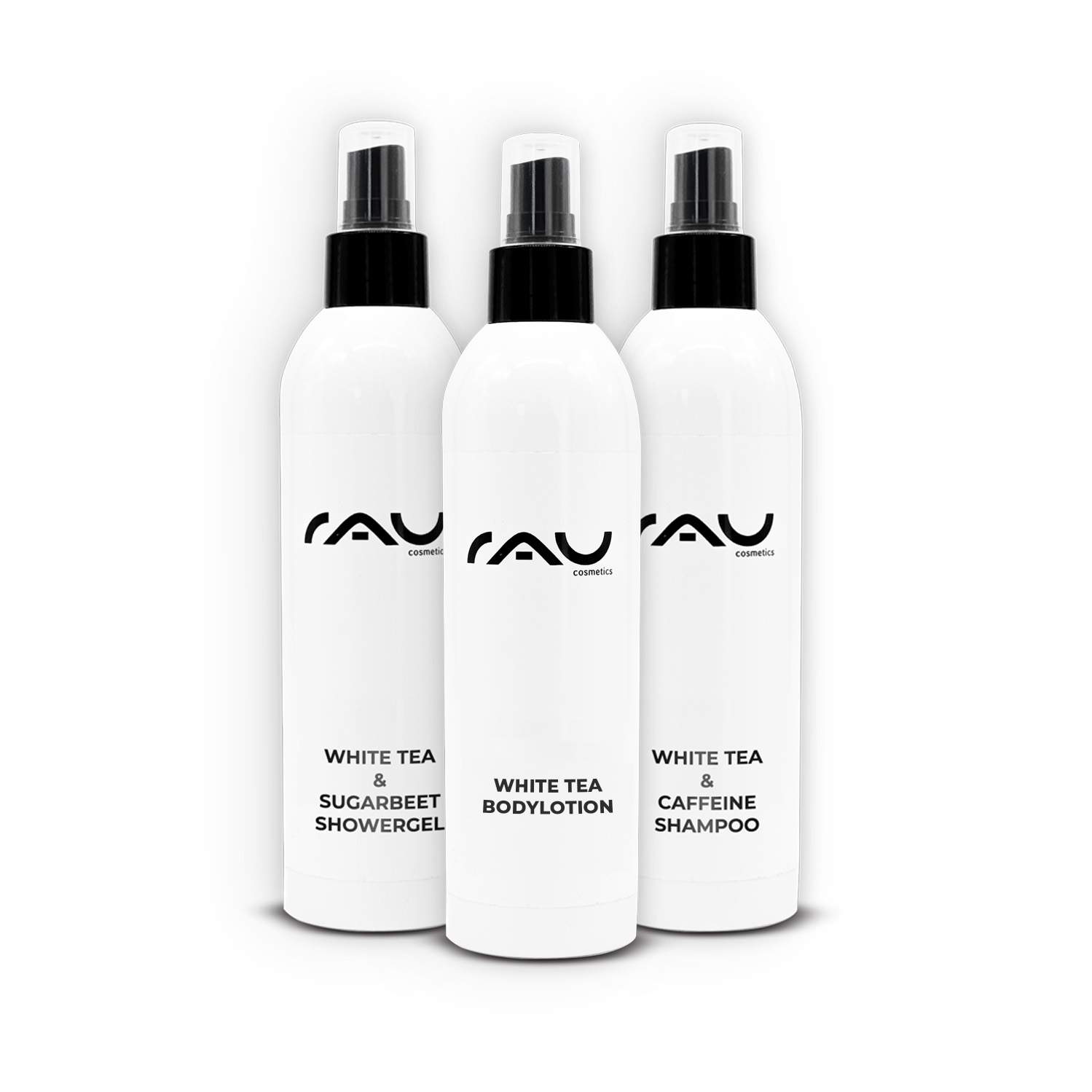 Body Bundle 3 - White Tea Showergel & Bodylotion & Shampoo